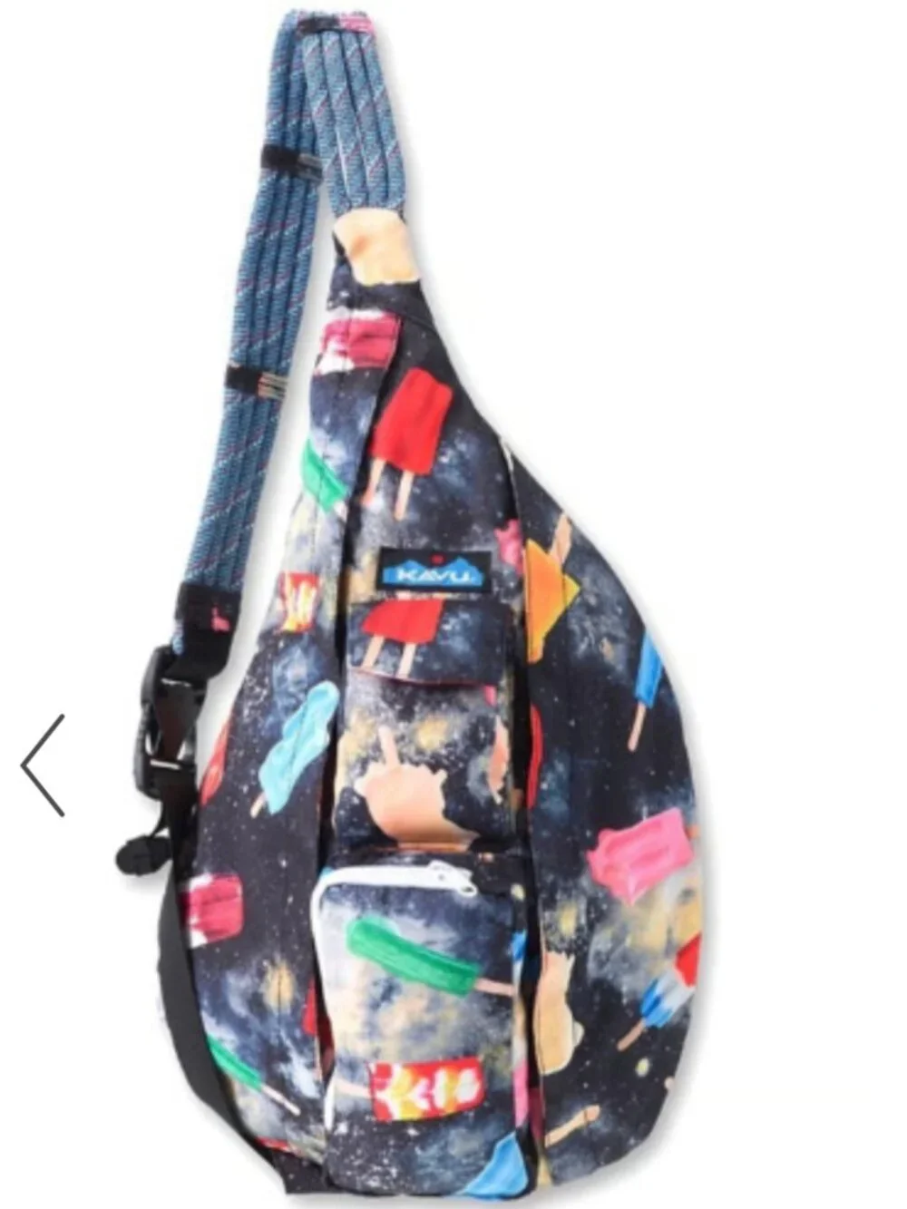 Kavu Rope Sling Bag Space Popsicle Summer Whimsy Outdoor Commute Comfort